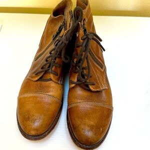 Bed Stu Bonnie II Ankle Boots Tan Rustic 6, 9, 10